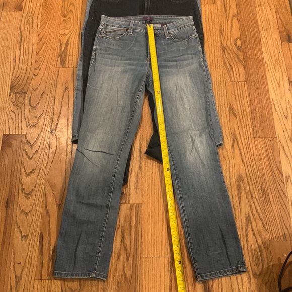 Bundle of 4 Size 8 NYDJ Slimming Leggings Jeans - Picture 3 of 14